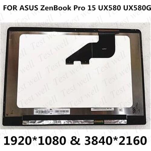 Original 15.6 INCH FOR ASUS ZenBook Pro 15 UX580 UX580G UX580 LCD SCREEN WITH TOUCH ASSEMBLY B156ZAN03.1 N156HCE-EN1