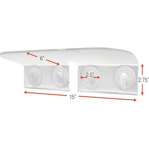 Garden Veg Bonsai Suction Cup Acrylic Ledge Window Shelf Bathroom Display Rack bathroom cosmetics receive display shelf