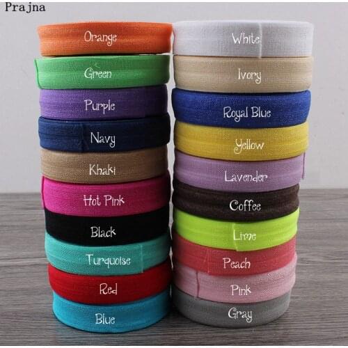 Prajna 15MM Elastic Band Ribbon Colorful Cotton Nylon Sewing Lace For Garment Girl Hair Bands Accessories Clothing DIY Bag Home