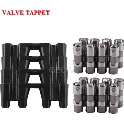 Performance Hydraulic Roller Lifters & 4 Guides Set For 16 GM LS1 LS2 LS7 12499225