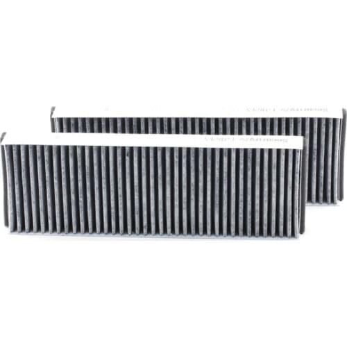 Dropshipping Inner Cabin Air Filter for Audi C6 A6L 2005-2011 Car Accessories Air Conditioning Filter with Activated Carbon