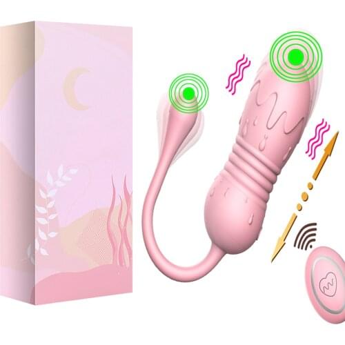 Sex Toys Telescopic Dildo Vibrator for Woman Wireless Control Vibrating Panties for Couples Clitoral Stimulator Bullet Vibrator