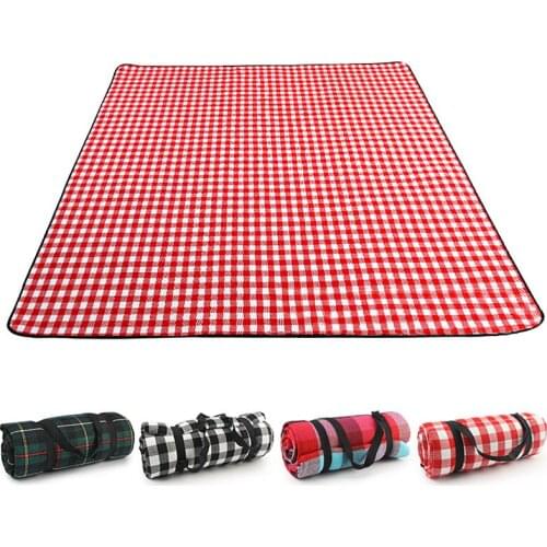 Fold Pad Soft Blanket Outdoor Folding Waterproof Blanket Camping Beach Plaid Picnic Mat Picnic Blanket Camping Mat