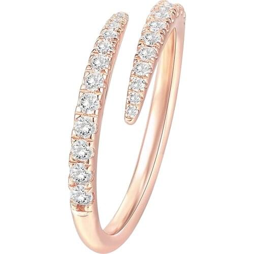 Women Ring Rhinestone Wedding Jewelry Rings Accessories One Size Adjustable Alloy Gift Finger Ring For Women Dropshipping