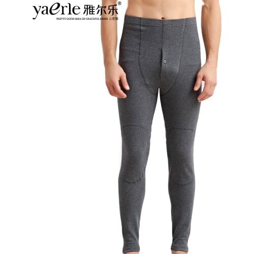 Winter Warm Long Johns Super Thick Brand Cotton Velvet Legging Skinny Bottoming Pant Thermo Pants Male Thermal Underwear Quality