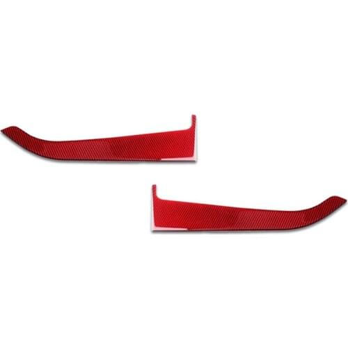 2pcs Interior Front Door Panel Anti-Kick Cover Trim Sticker Protector Styling Car Fit For Ford Mustang 2019 2018 2017 2016 2015