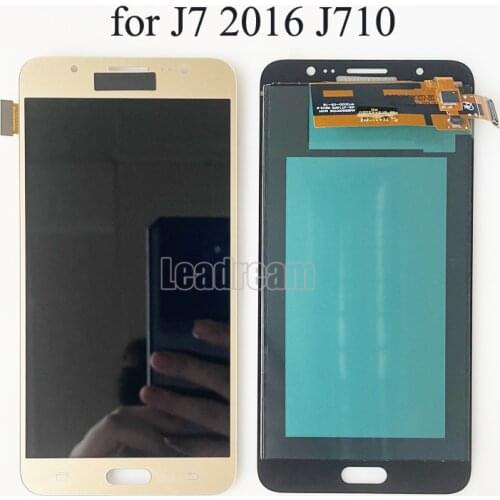 AMOLED LCD For Samsung J7 2016 J710 J710F J710M J710H J710FN LCD with Touch display screen
