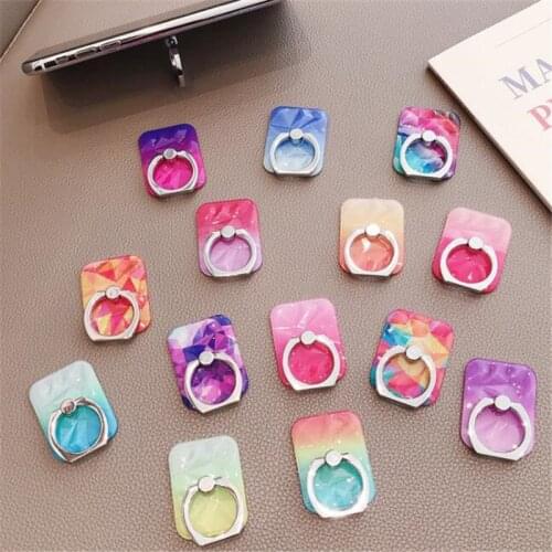 Diamond Starry Gradient Mobile Phone Holder Ring Universal Smartphone Stand Holder Mobile Phone Holder Stand For All Phone
