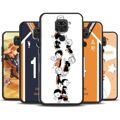 Anime Haikyuu Hinata Cover For Xiaomi Redmi Note 9 Pro 7 8 8T 9S Note 10 Pro Phone Case For Redmi K40 9A 9C 9T