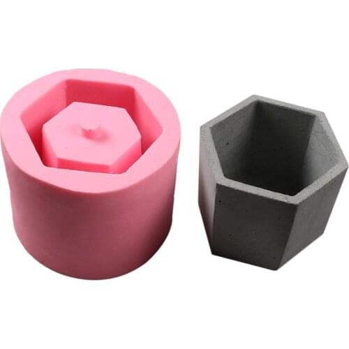 DIY Clay Pot Making Concrete Flowerpot Vase Molds Planter Resin Craft Silicone Cement Mould