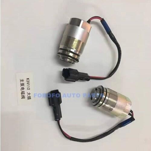 China K3V112 hydraulic pump solenoid valve 2436r884f3 2436r884f1 Fit For Sk150 Sk200 Sk210 Sk250 Sk300 Sk330 Sk400