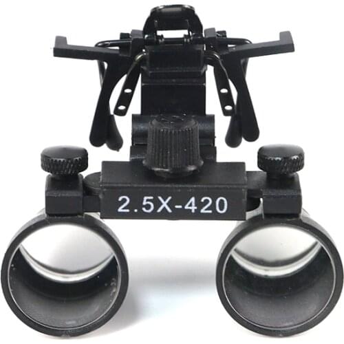 2.5X Dental Instruments Magnifier Loupe for Dentist with Metal Clip