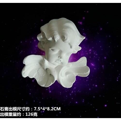 Wholesale/retail,free shipping, C1095 Angel 2D Handmade soap mold car outlet clips Aromatherapy plaster ornaments silicone mould