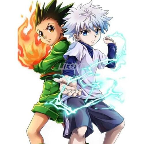 Full Square/Round 5D Diamond Painting Cartoons HUNTER X HUNTER Anime Diamond Mosaic Sale DIY Diamond Embroidery Rhinestone CV466