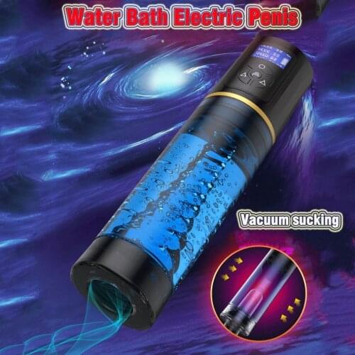 Electric Penis Pump Sex Toys for Men Penis Extender Penile Vacuum Pump Penis Enlargement Enhancer Water massage Male Masturbator