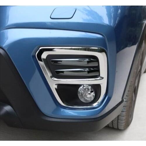 For Subaru Forester 2019 2020 Stainless steel fog lamp decoration strip anti-collision anti-cracking modified decoration