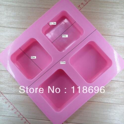 PRZY Free shipping Tetragonal Silicone Soap Mold Chocolate Silicon mold Cake decoration mold