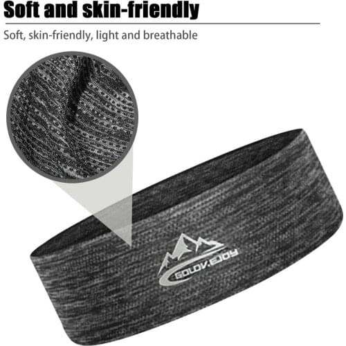 Sports Headband Men Sweatband Stretch Elastic Women Yoga Running Hair Band For Men Outdoor Sport Headwrap Fitness Sports Safety