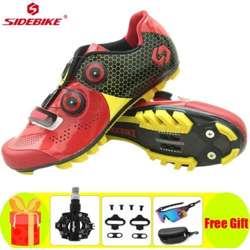 Sidebike2021 MTB Cycling Shoes Professional Biking Self-locking Ultralight Bicycle Sneakers Outdoor Mountain Bike Bicicleta