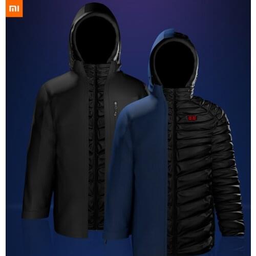 New Xiaomi Cottonsmith Multi-zone Heating Three-in-one Smart Down Jacket Can Overcome 120 Degrees Below Zero
