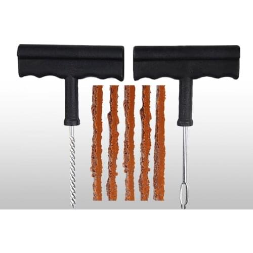 1 set Car Stying Automobile Wheel Tyre Repair Strips Glue Set Puncture Motorcycle Tire Bike Tubeless Scooter Seal Rubber Tools