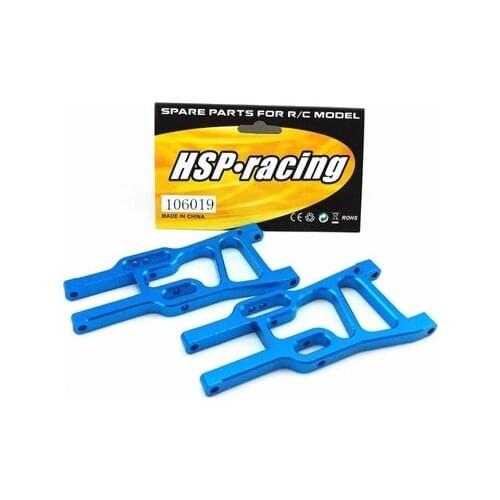 1 Pair HSP 106019 Aluminum Front Lower Suspension Arm 06011 For 1:10th Upgrade Parts Off Road Buggy WARHEAD Fit Redcat