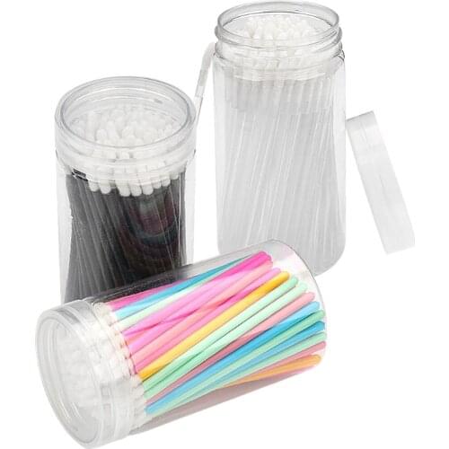 100Pcs/Set Disposable Lip Brushes Make Up Brush Lipstick Gloss Wands Applicator Tool Makeup Q81B