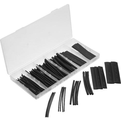 100pcs Top Quality Heat Shrink Tubing Kit Tubes Wire Wrap Electrical Connection Cable Sleeve For Insulation Work And Repairs