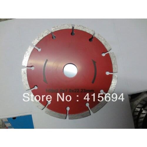 150x7x22.23-15.88mm red color cold press segment diamond saw blade for bricks, granite,marble and concrete