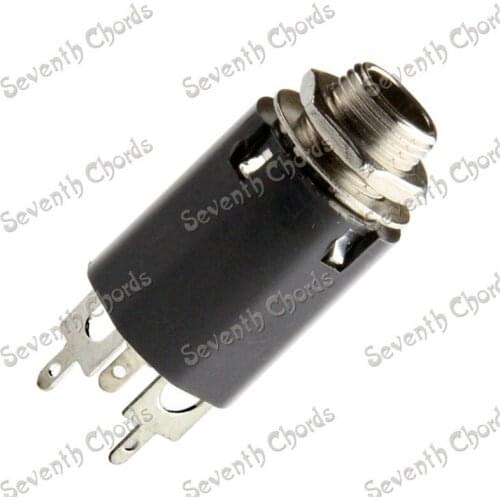2 Pcs 1/4" 6.35 Guitar output Input Jack Socket for Acoustic Guitar Equalizer guitar accessories