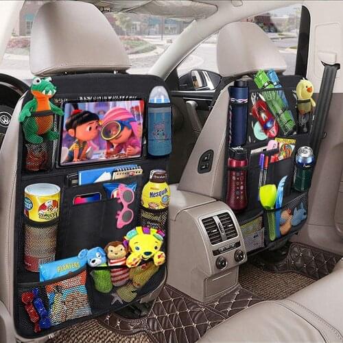 Car Organizer Multi-Pocket Car Auto Phone Pocket Pouch Car Back Seat For Toyota RAV4 For Hilux Revo Vigo 2003-2020
