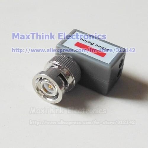 Free shipping high quality CCTV Passive BNC Video Balun Transceiver BNC Cat5 Twisted Pair Transceiver ,2Pair