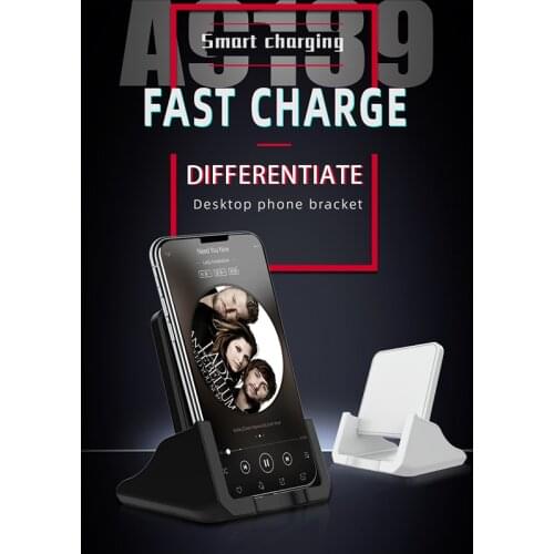 Qi Wireless Charger Stand for iPhone X XR XS Max 8 Fast Quick Charging Dock Holder for Samsung Huawei Xiaomi Phone 15W 10W Power