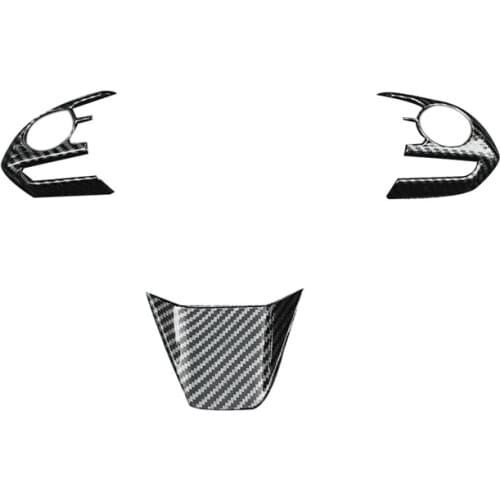 For Toyota Harrier Venza XU80 2020 2021 Steering Wheel Panel Cover Bezel Trim Decor Sticker