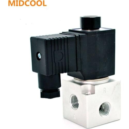 Solenoid valve 3/2 way for 3V308NC 3V308NO DC12V DC24V AC24V AC220V AC110V
