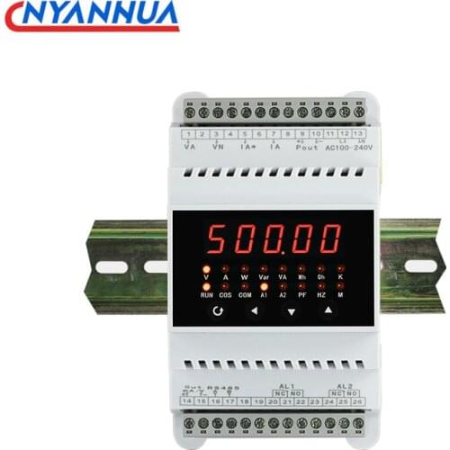 Intelligent Power Transmitter AC Ammeter Voltage Table Integrated Centralized Display Controller D13