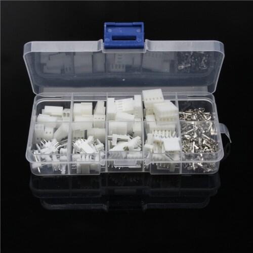 150Pcs JST-XH 2.54mm Wire Male/Female Dupont Connectors Set White Cable Jumper Pin Header Housing Terminal Kit 2/3/4/5Pin