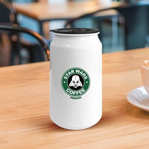 Personalized Cap Cola Box Shaped Metal Mug