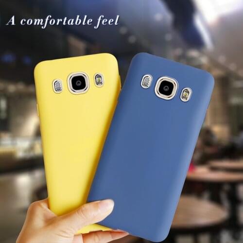 Cute Candy Case For Samsung Galaxy J5 2016 J510 J510F Cover Slim Matte Funda Soft TPU Bumper For Samsung J5 J 5 2016 Phone Cases