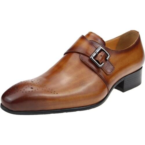 Men Formal Lzapatos Social Masculino Male Leather Wedding Dress Oxfords Trending Office Brogue Casual Business Pointed Toe Shoes