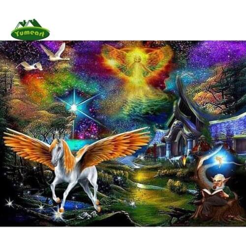 Full Diamond 5D DIY Diamond Painting "Fairy tale world " Diamond Embroidery Cross Stitch Rhinestone Mosaic Painting Decor