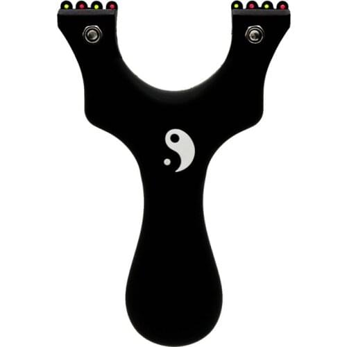 Taiji Bagua Resin Optical Fiber Aiming Slingshot 2021 High Precision Рогатка Мощная Quality Outdoor Portable Catapult