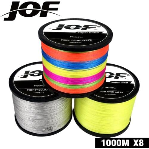2019 NEW Fishing Line 8 Strands 4 Strands PE Braided 300m 500m 1000m Multifilament Fishing Line Rope peche carpe Wire 18-88LB