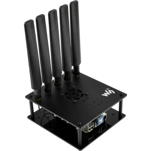 SIM8200EA-M2 5G HAT for Raspberry Pi, 5G/4G/3G Support, Snapdragon X55, Multi Mode Multi Band