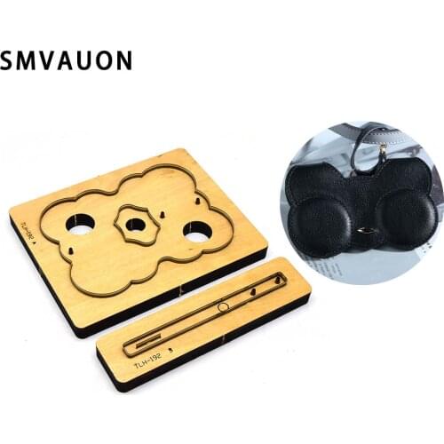 SMVAUON Cool Eye Bag Wood Die Cutting Diy Fashion Jewelry Card Bag Steel Mold Leather Bag Suitable For Die Cutting Machine
