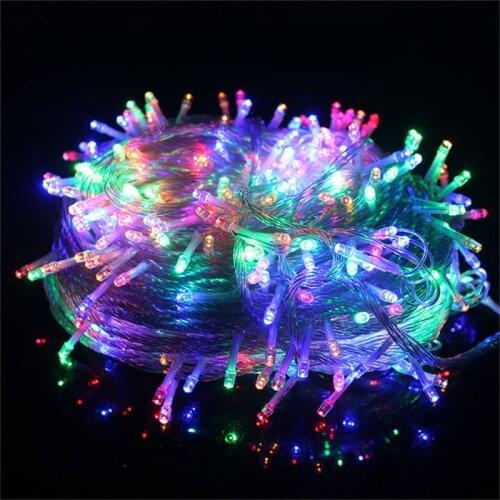 10M LED Lights Festoon Lamps Waterproof Outdoor Garland Fairy Lights Christmas Decorations for Home Christmas Lights Outdoor