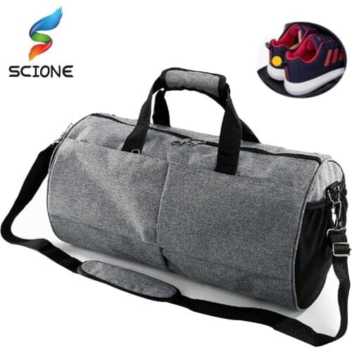 Waterproof Sports Gym Bags For Women Men Fitness Yoga Travel Luggage Bags Shoes Storage Shoulder Crossbody HandBag Training Bags