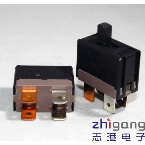 Japan ALPS Large current switch Vertical 4 foot toggle switch Slide switch Toggle 2 gear switch 4 feet