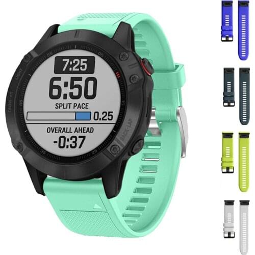 26 22 20mm Watchband For Garmin Fenix 5X 5 5S Plus 3 3 HR Forerunner 935 6 6S 6X Pro Quick Release Silicone Easy fit Wrist Band