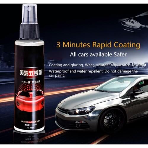 9H 100ml Auto Anti-scratch Crystal Plating Coating Car Lacquer Paint Care Polished Glass Coating Car Repair Refurbished Kit Tool